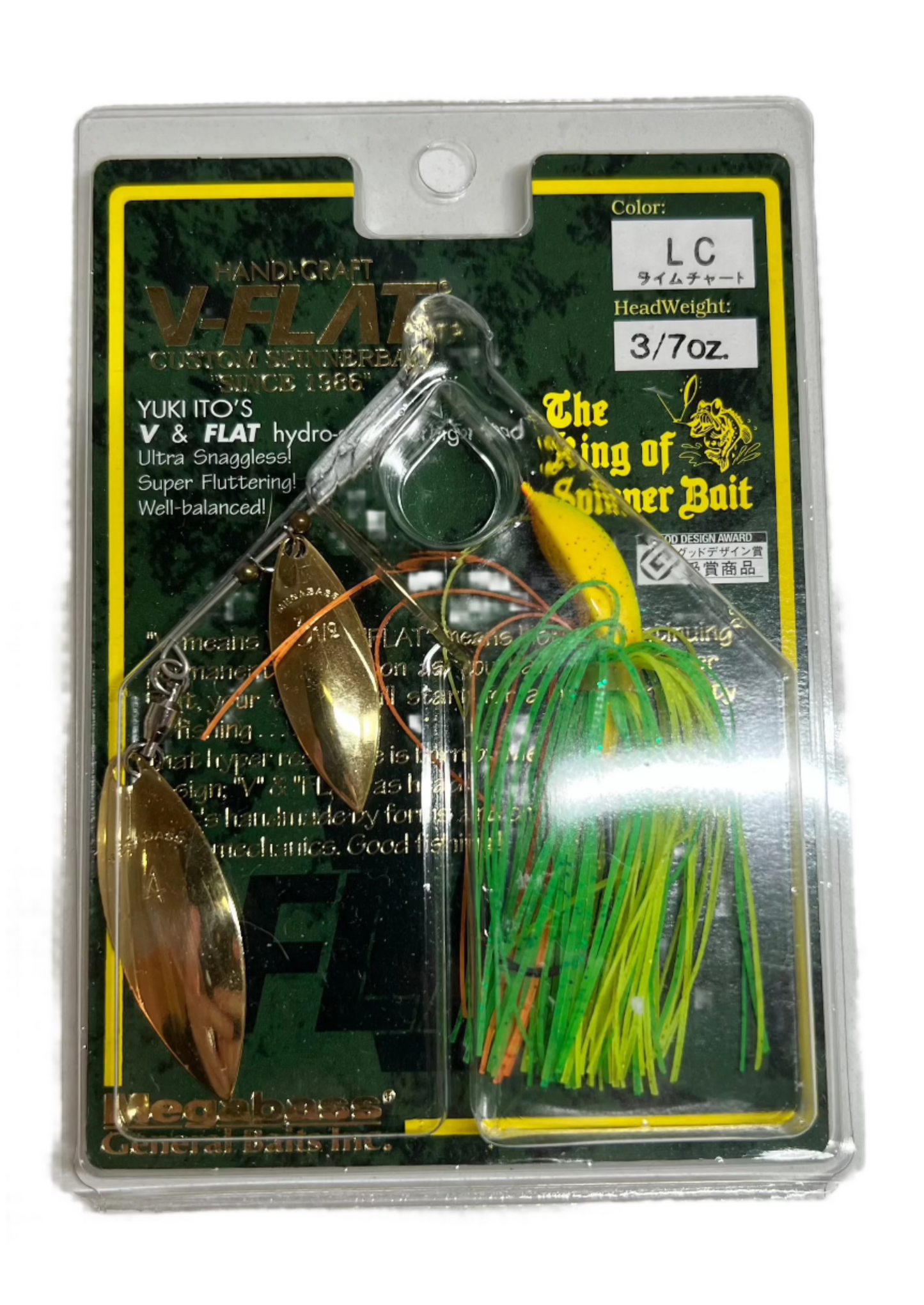 Megabass V-Flat Lime Chart 3/7oz